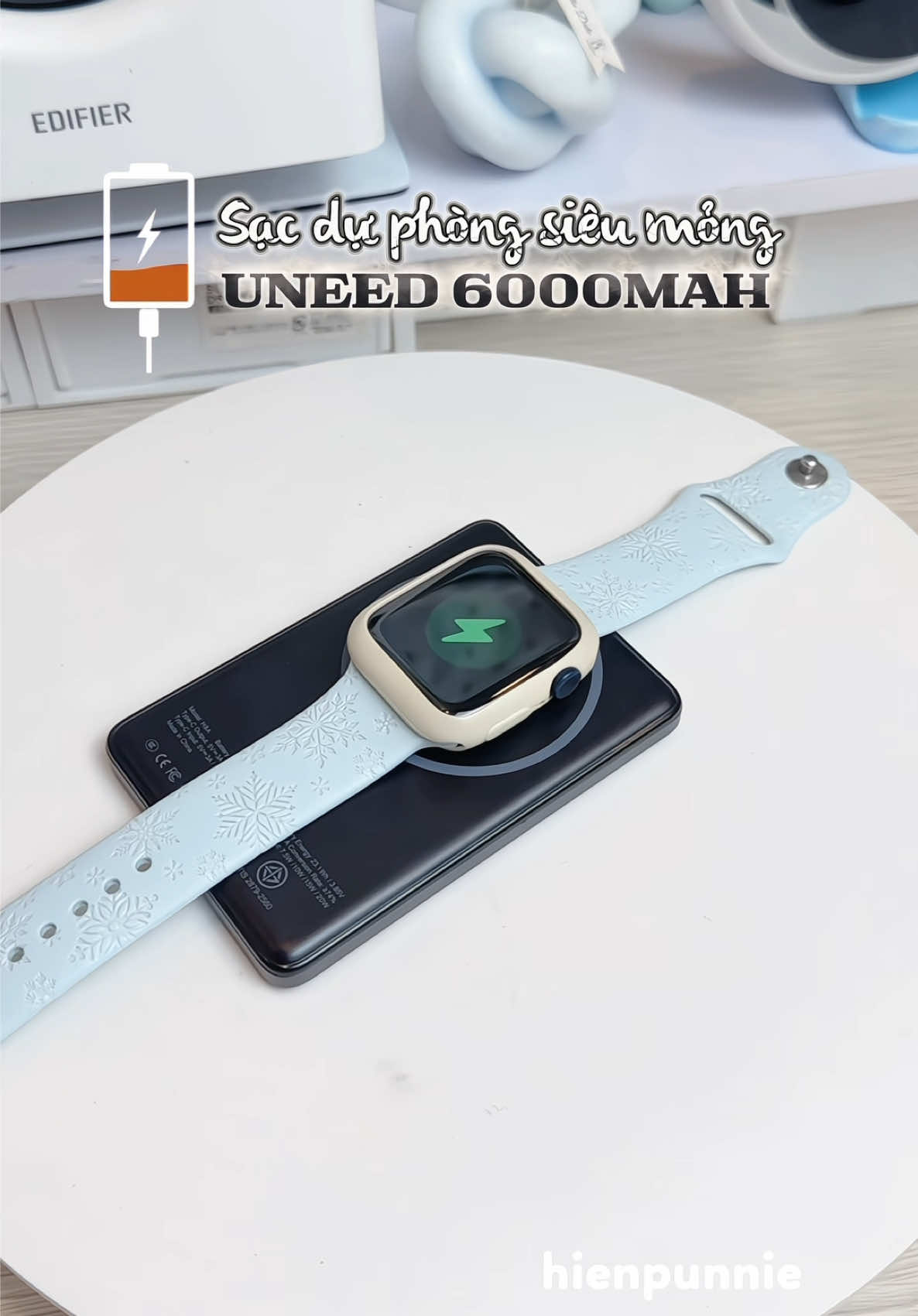 sạc siêu mỏng Uneed 6000mah #pinduphong #sacpinduphong #uneed #6000mah #techtok 