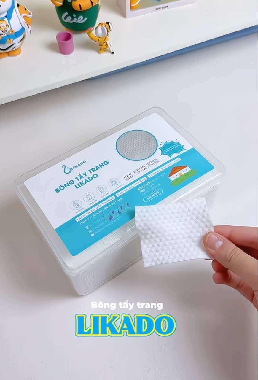 Bông tẩy trang gì mà ngon-bổ-rẻ dzị chờii 🤩 #unboxing #review #fyp #viral #trending 