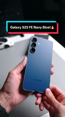 Can I use this song for an unboxing? 🤣 Galaxy S25 FE in Navy Blue unboxed!  #GalaxyS25FE #SamsungGalaxy @Samsung Malaysia 