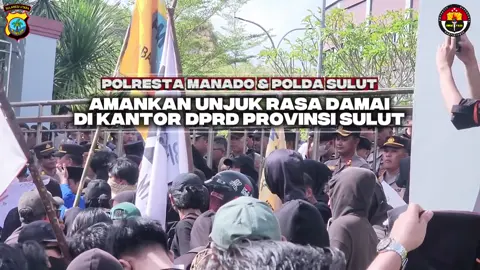 Kapolresta Manado Kombes Pol Irham Halid, S.I.K memimpin langsung pengamanan aksi unjuk rasa damai di Kantor DPRD Provinsi Sulawesi Utara.  Aksi yang digelar oleh sejumlah organisasi mahasiswa dan BPK OI ini berjalan kondusif berkat sinergi Polri bersama masyarakat. #PolriUntukMasyarakat #mapalustorangjagamanadoaman 
