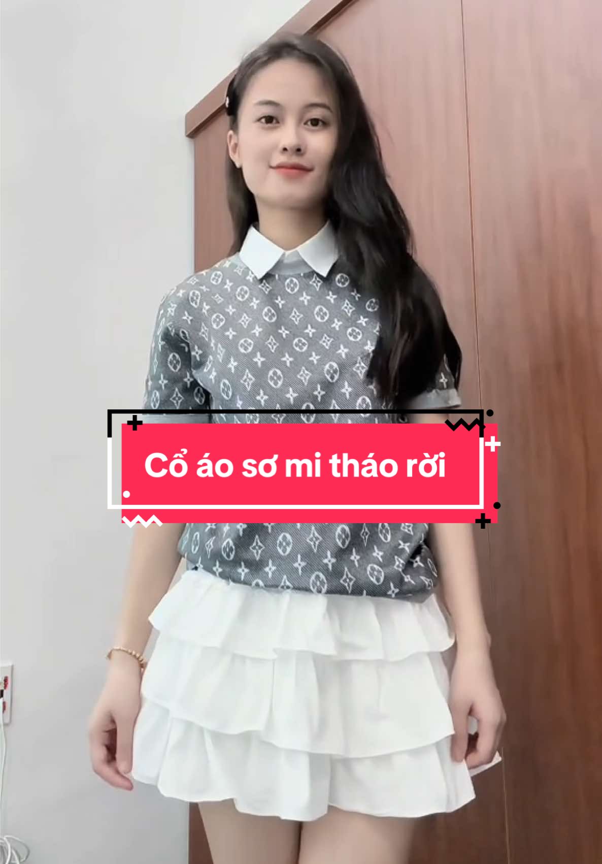 Xị em nào mà trong tủ đồ chưa có em này một thiếu sót nha. Cổ áo sơ mi tháo rời #aosomi #chanvay #reviewthoitrang #fyp 