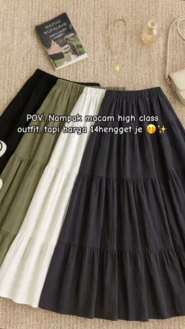 nak cantik pakai skirt ni konpem lawo sampai malam 🤭 #skirtkembang #skirtoutfits #skirtmurah #fyp #affiliatetiktok 