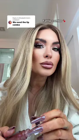 Replying to @Elizabeth Ann this fall lip combo is actually perfect 🍂✨  the kind that makes people stop you to ask “what are you wearing?” 👄🔥  trust me, you need it in your makeup bag asap. #falllipcombo #makeuptutorial #beautytips #fallmakeup #lipcombooftheday @haydenwburger 