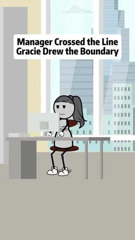 Manager crossed the line gracie drew the boundary #foryou #fypシ #animation #usa🇺🇸 