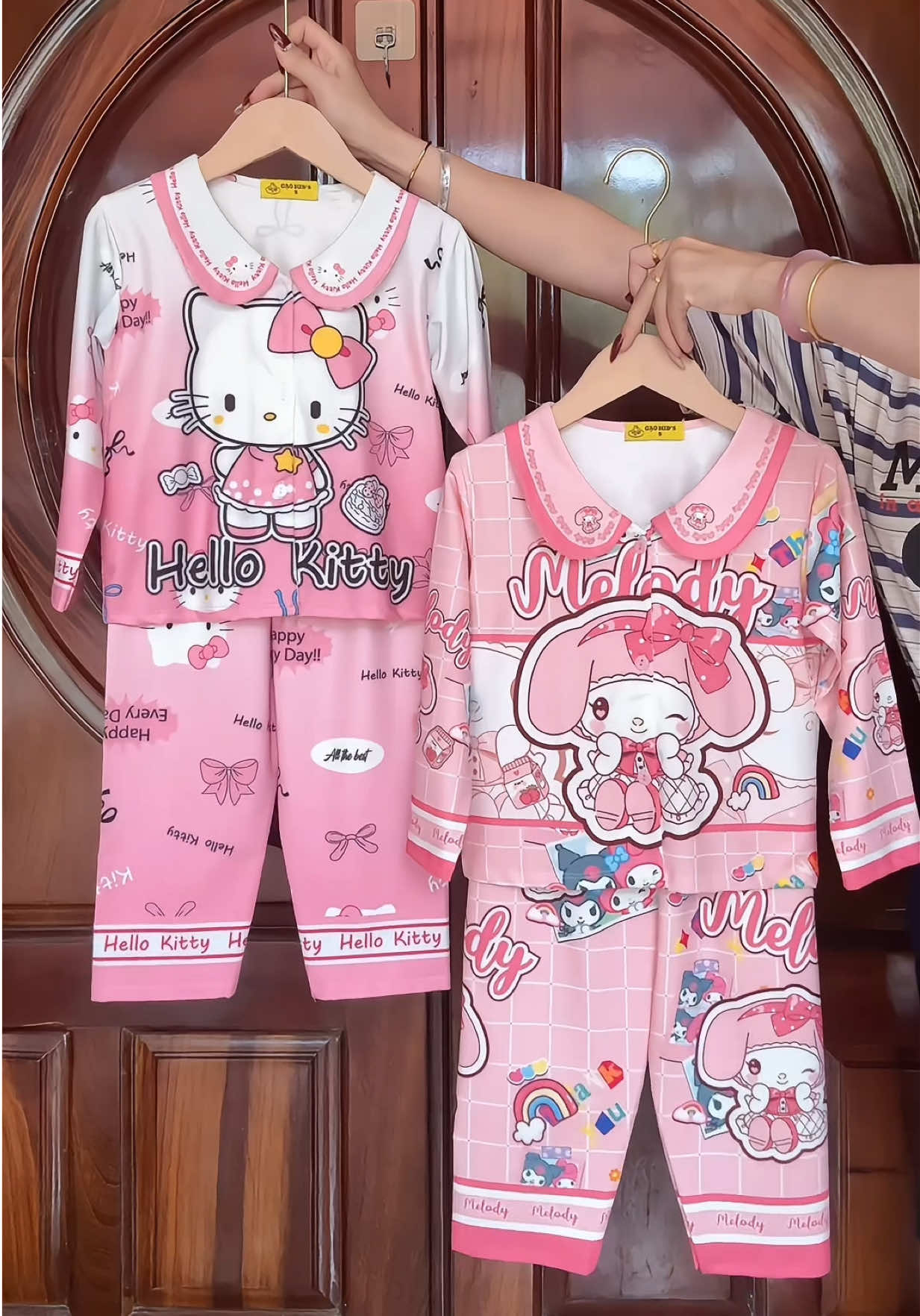 Bộ dài tay cho bé gái#thoitrangtreem #bobegai #bochobegai ##bopijamachobe #bodaitaychobe 