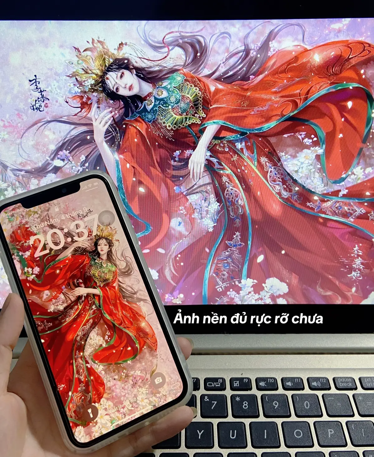 Tân nương xinh đẹp của ta #lymouyen #tiennghich #artist #fanart #hinhnen #hinhnendep 