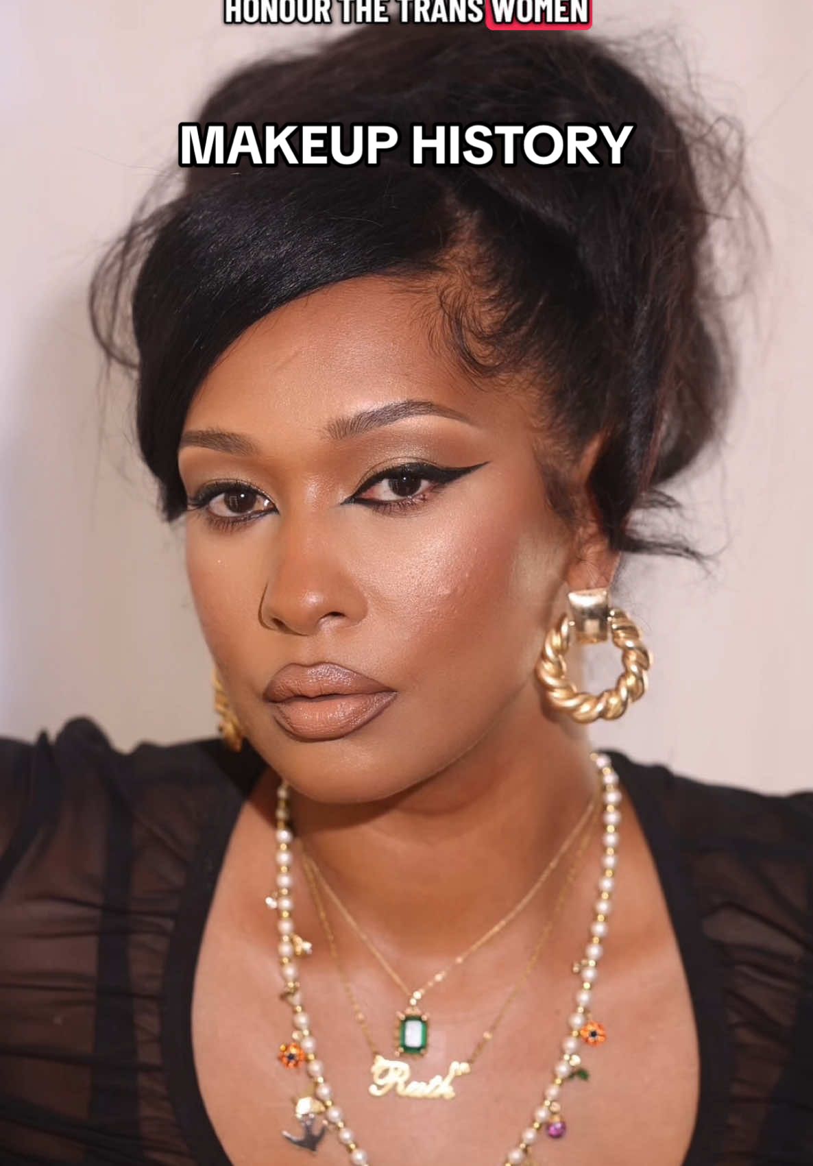 Mike, why would you say that? Is clean girl makeup feminization makeup!? Why do yall contour? 👀 every so often i post this video to remind everyone where these trends became popularized. #ruthillea #transwomen #wingedeyeliner #eyelinertutorial #hyperpigmentation 