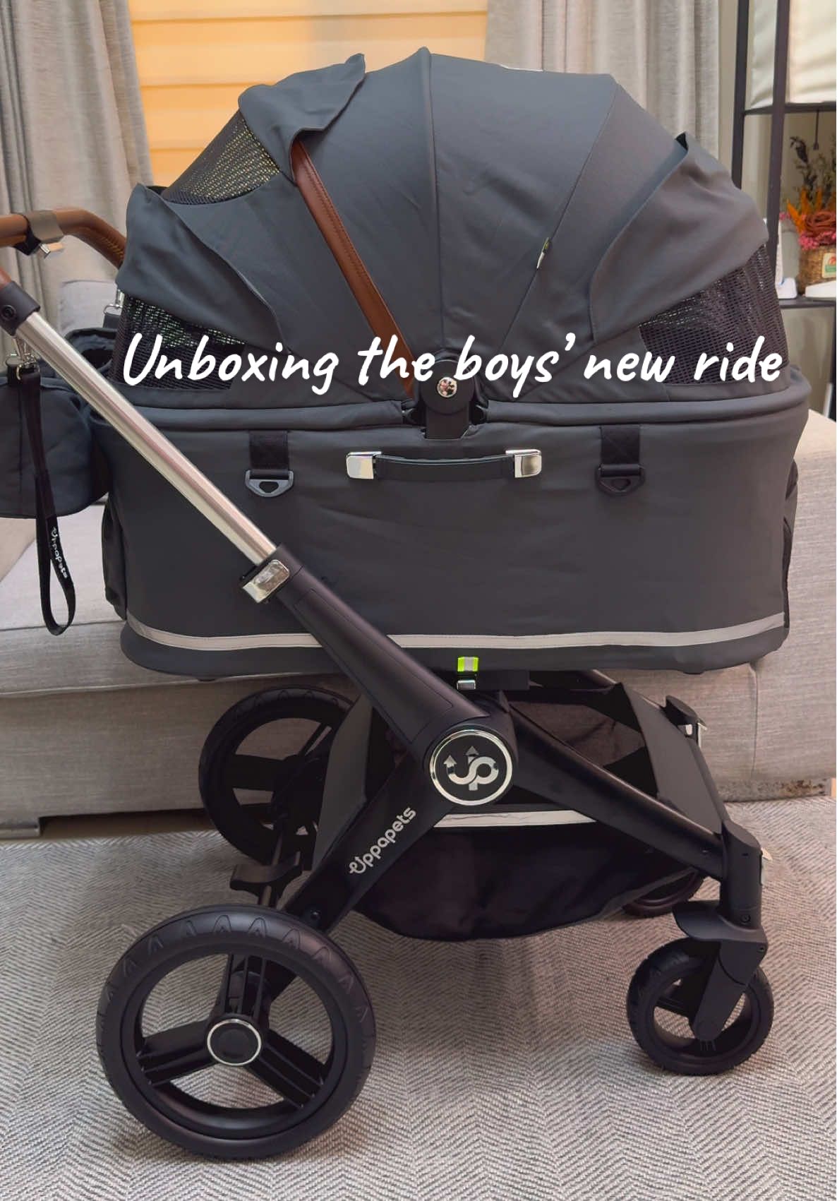 Quality 💯 #uppapets #petStroller #unboxing #happymoments #dogsoftiktok 