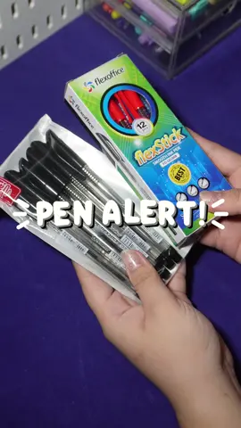 Pen alert! 🖊️Baka malimutan niyo may mga pens din puro nalang marker ang shinoshowcase eme 😉🤣 #fyp #flexoffice #pen #tiktokbudol #fypシ゚ 