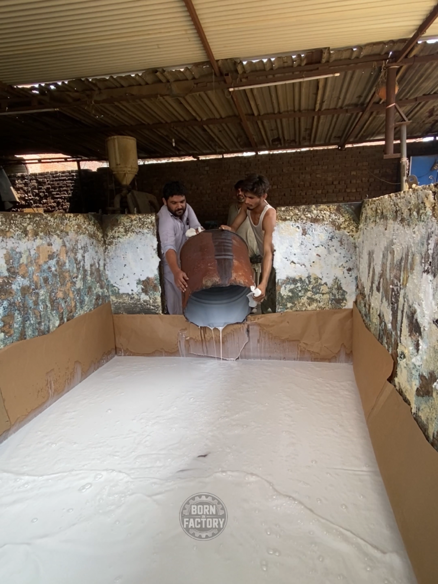 How White Foam Is Produced in New York | Factory Process Explained #factory #technology 