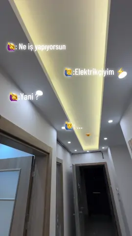 Öyle işte 😊  #elektrik #elektrikçi #elektrikçiler #aydınlatma 