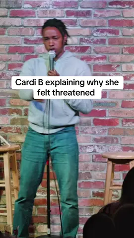 Cardi B explaining to the lawyer why she felt threatened by their client 
