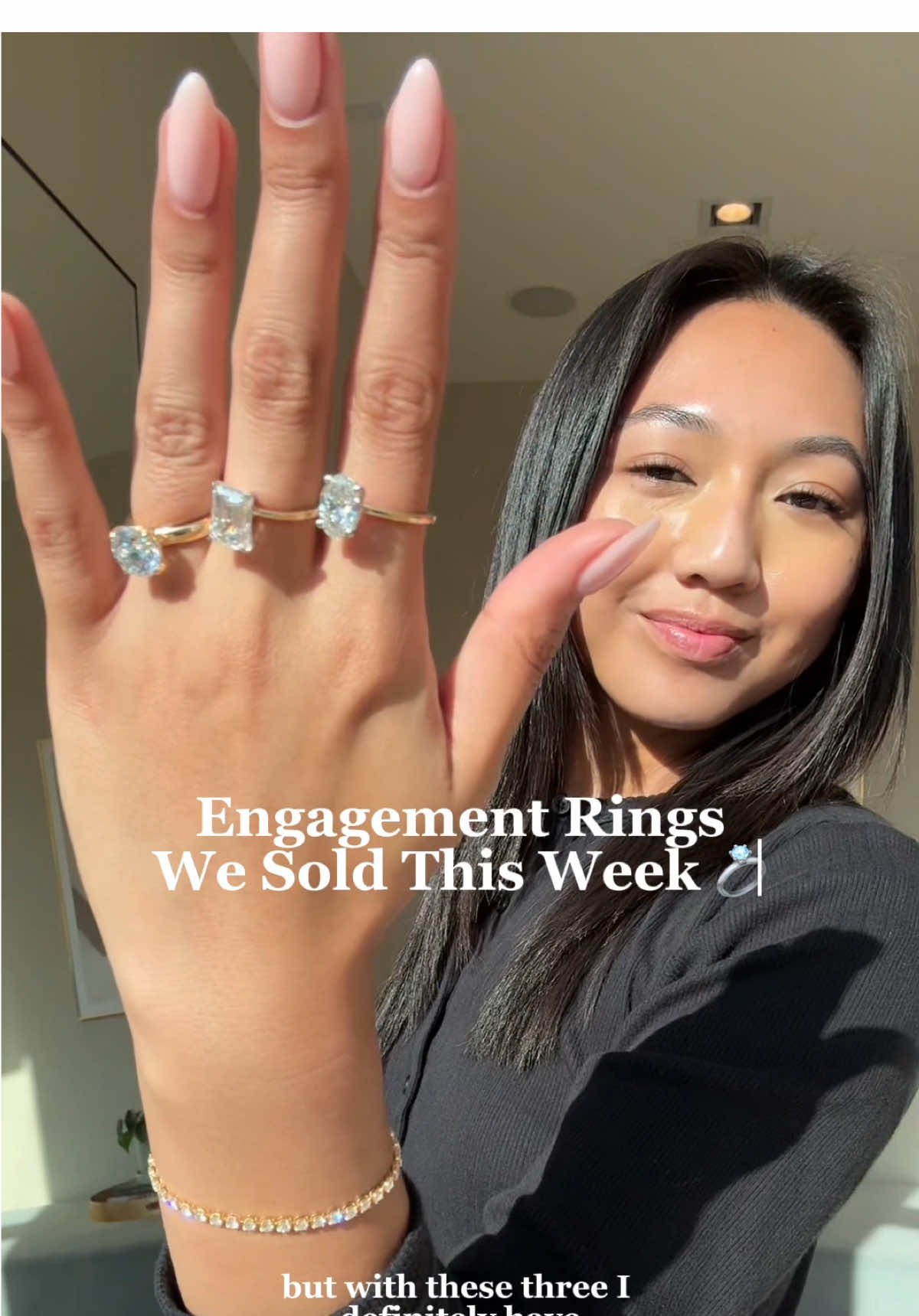 Fall proposals are in full swing 💍🍂Here are 3 engagement rings we sold this week from our West Hollywood showroom. Which would you choose? #fyp