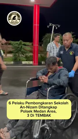 Polsek Medan Area meringkus enam pelaku pembongkaran Sekolah An-Nizam di Jalan Perjuangan, Medan Denai. Tiga dari enam pelaku dilumpuhkan dengan tembakan di kaki karena melawan saat hendak ditangkap. Ketiga pelaku yang ditembak terhadap kakinya merupakan warga Kecamatan Medan Denai yakni Fauzi Ramadhan (30), Ilhamsyah (26), dan Riski Pane (25).  Sedangkan tiga pelaku lainnya yakni Jodi Anggar (22) warga Jalan Bromo Gg.Kartika Kel. Tsm 3 Kec. Medan Denai, Medan, Mhd Faujisyam Sibuea (35) warga Jalan Jermal 15 Gg. Pahlawan Tanah Garapan Kec. Percut Sei Tuan dan David Sinaga (33) warga Jalan Selambo Gg Rambutan Desa Amplas Kec. Medan Amplas Kab.Deli Serdang. Kapolsek Medan Area, Kompol Dwi Himawan Chandra, menjelaskan  kasus ini berawal dari laporan Robin Ginting, perwakilan dari Yayasan An-Nizam. Pihak sekolah melaporkan pada Minggu, 31 Agustus, sekitar pukul 13.30, sekolah mereka dibobol. Sejumlah barang berharga, termasuk satu unit laptop Asus, kamera digital, kompresor pendingin udara, dan empat unit proyektor, dilaporkan hilang. Berdasarkan rekaman CCTV sekolah dan rumah warga sekitar, petugas yang dipimpin Kanit Reskrim Iptu Dian P. Simangunsong berhasil mengidentifikasi para pelaku. 