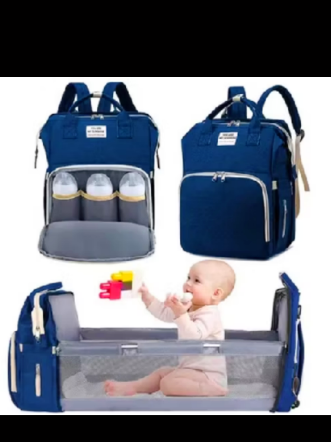 Dê uma olhada em Mochila Bolsa Maternidade Térmica Impermeável Vira Berço.  Por R$84,89.  Compre na Shopee agora!  Comente MOCHILA e eu te mando link. #mochilaviral #mochilasbonitas #mamaedeprimeiraviagem #papaisdeprimeiraviagem 