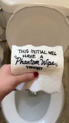 ✨Manifesting a solid poop in your future✨ Use as directed for occasional constipation. #phantomwipe #ghostwipe #thisinitialwill