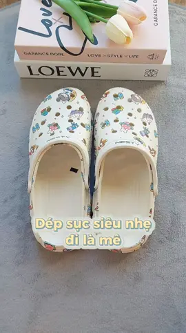 Dép sục in họa tiết Nesty siêu nhẹ đi là mê liền Vừa rẻ lại đẹp săn liền đi nha #depdep #depdepgiare #dephottrend #depnesty #depsuc 