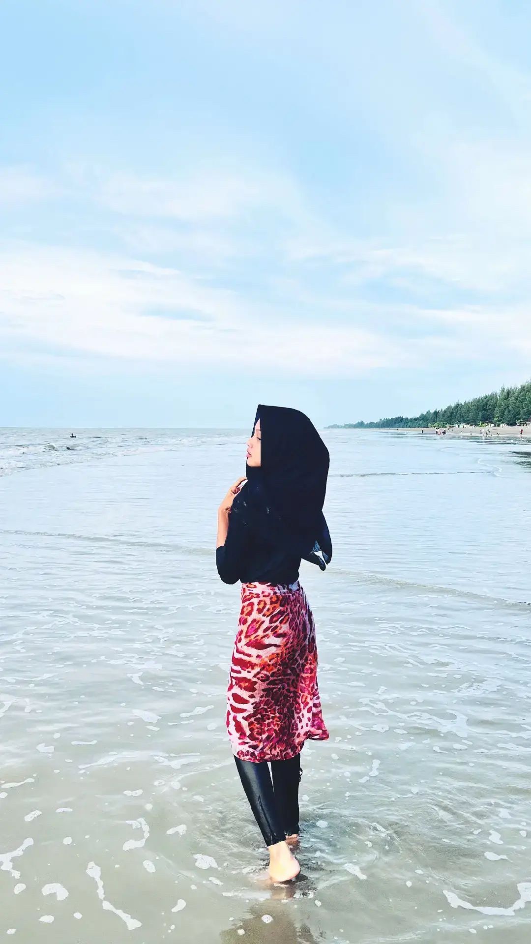 the beach is very beautiful🏖🏝#fyppppppppppppppppppppppp #tetapsemangat #fyp 