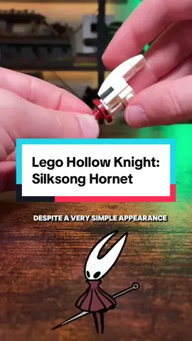 Now it stares at me, constantly  Lego Hollow Knight: Silksong Hornet #lego #hollowknight #silksong #hollowknightsilksong 