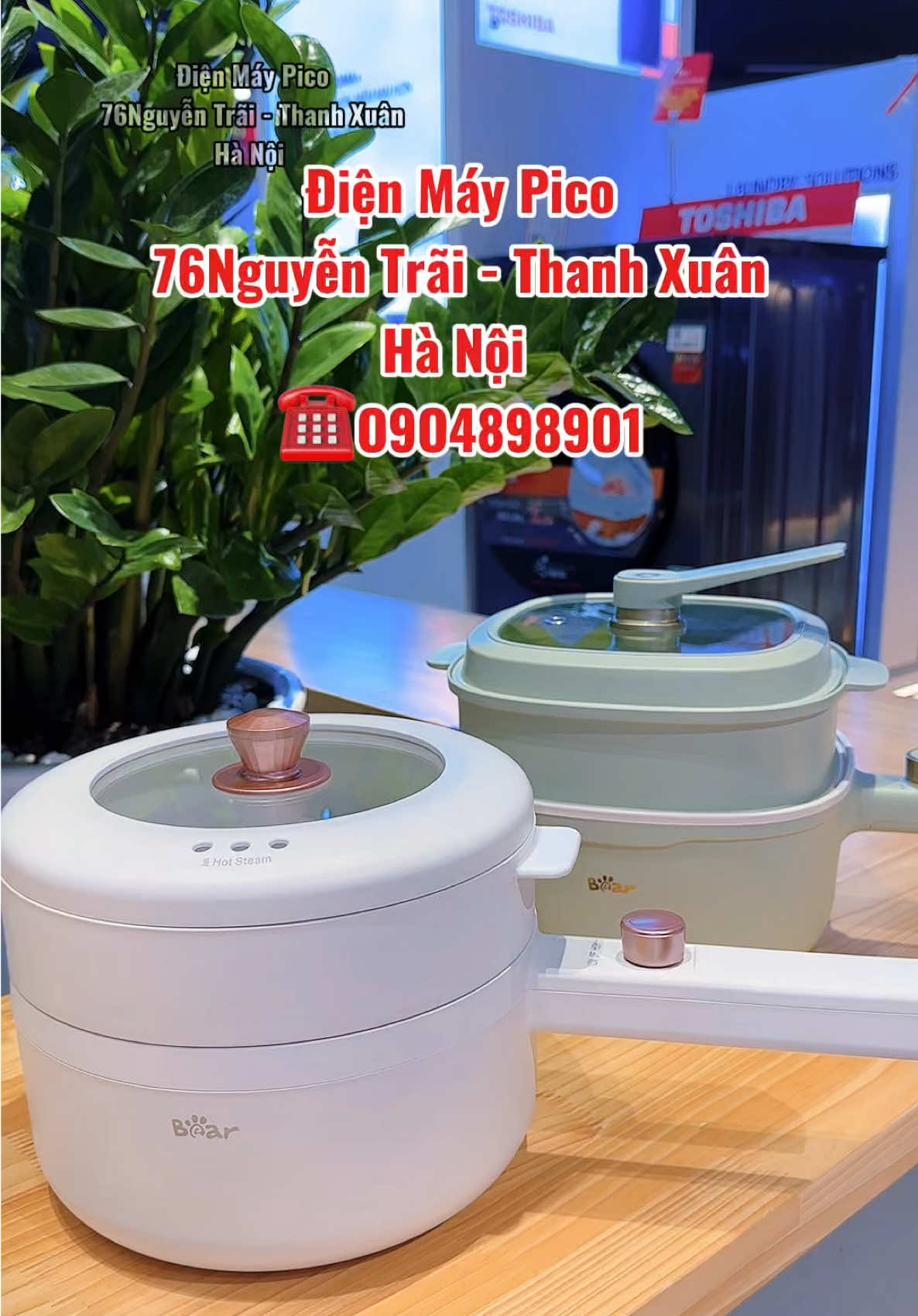 Nồi Đa Năng Mini Bear . Nồi lẩu đa năng Bear #bearbrand #bear #noilaudanang #noilaumini #giadungnhabep 