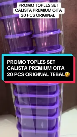 PROMO TOPLES SET CALISTA PREMIUM OITA 20 PCS ORIGINAL #calista #toplesset #toplescalista #calistapremium  #topleskuekering     