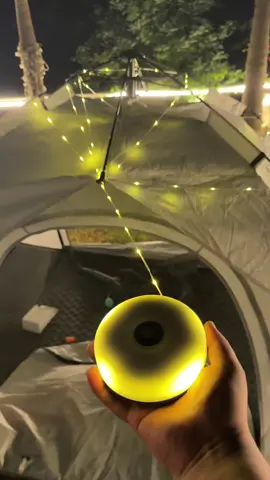 A retractable ambient light strip — that’s seriously cool.#campinglight #partylights #ledlight #campinglife #backyardparty 