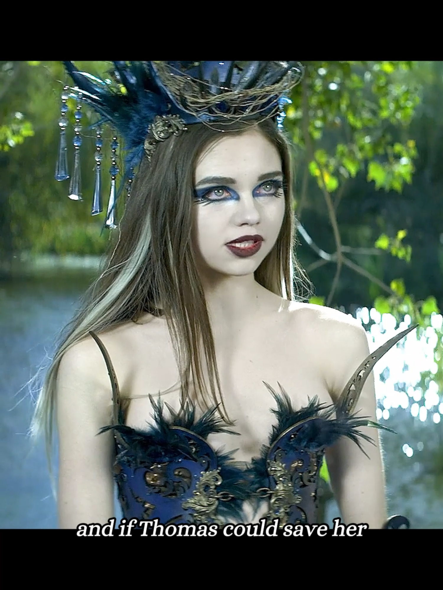 The man often meets the Gothic Sleeping Beauty in his dreams.  #usa_tiktok #movie #fyp #thriller #fantasy #princess #suspense #sleepingbeauty #thecurseofsleepingbeauty #goth #gothgirl #gothic