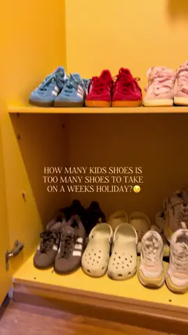 Never too many 😉  #kidsshoes #shoehaul #kidsshoeshop #familyholiday #kidsholidayoutfits 