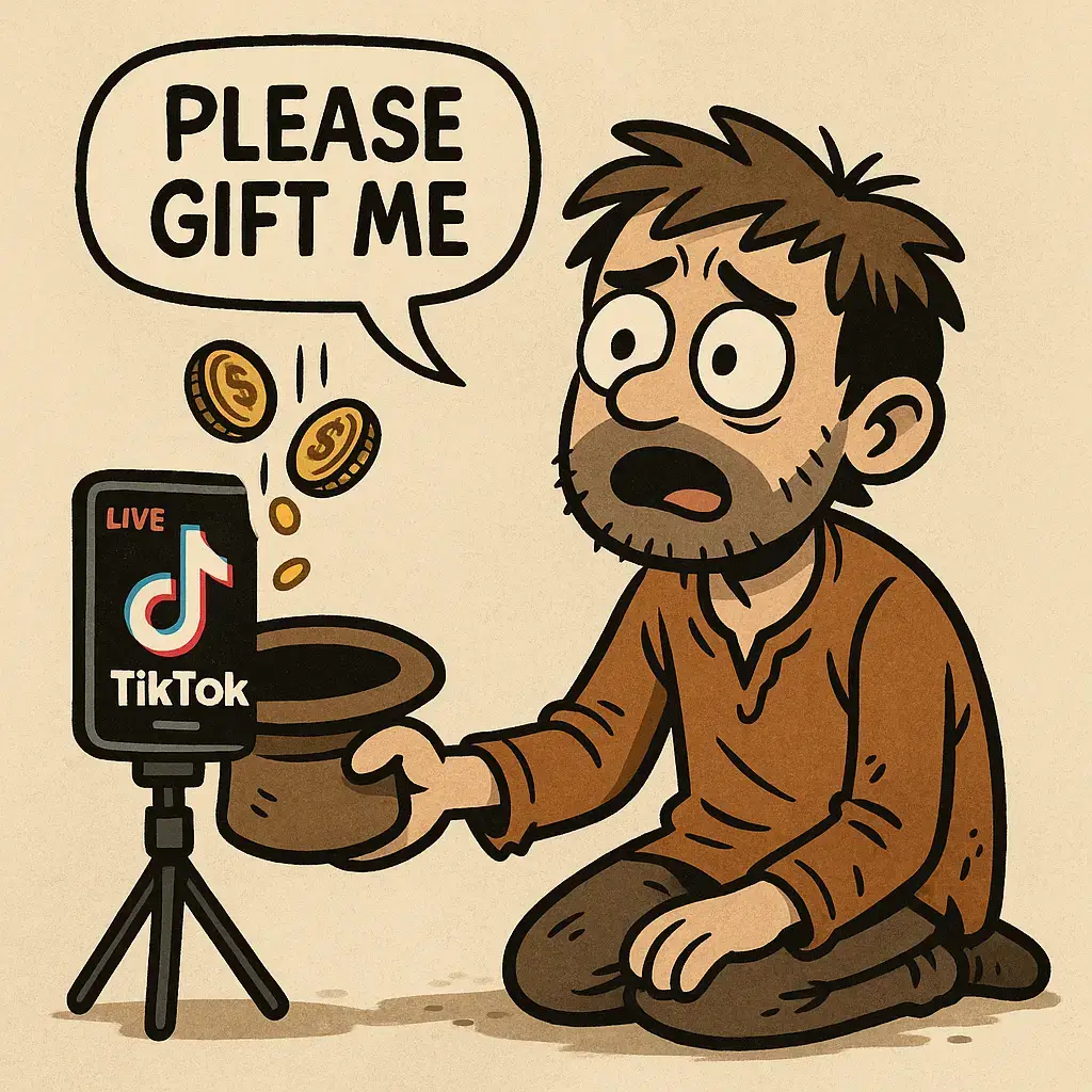 Tiktok is precies nog enkel voor bedelende mensen en mensen die niks te doen hebben dagelijks. Dat al die bedelende mensen nu eens gaan werken ipv hier geld en gifts te bedelen op deze app. Dan zou er ook minder haat zijn en minder zwart gepraat worden over andere. En dan moet niemand meer gaan klagen van ik heb die geld gegeven en die had beloofd dit terug te betalen of ik heb u gifts gegeven om u te helpen en nu vraag ik eens hulp en wil je mij niet helpen. Als je dit allemaal ziet is TIKTOK gewoon een schooi app geworden voor mensen die geld nodig hebben of mensen af te zetten. Ga werken bedelaars ipv van op de dop of OCMW te leven en stop hier met bedelen. En mensen die geld of gifts geven aan zo een mensen denk ook eens 2 keer na, je kent die mensen hier op tiktok bijna niet dus geef dan ook niet zomaar geld aan iedereen die het vraagt. #schooiers #bedelaars #gawerken #afzetters 