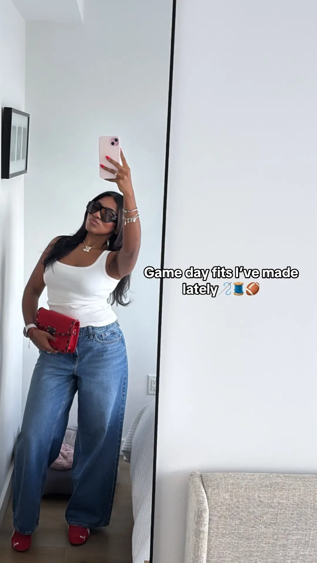 The boots may just be my favorite piece thus far😩🪡 #customoutfits #gameday #trending #jersey #wag 