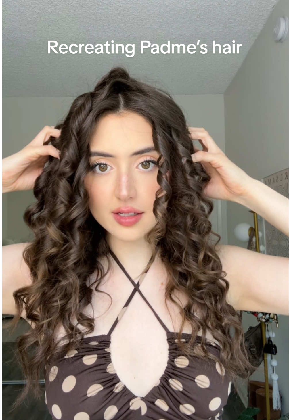 This is one purchase I don’t regret at all (willing to do whatever it takes to pay homage to my queen) 🙇🏻‍♀️ here’s a quick Padme hair tutorial for y’all hehe #notsophiesilva #padme #padmeamidala #starwars #padmehair #tatooine #anakin #halloween #halloweencostume Padme hair tutorial 