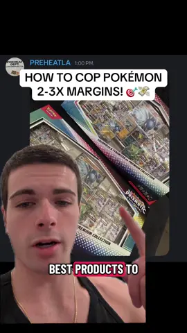 HOW TO COP POKÉMON - 2-3X MARGINS! 🎯💸 #thecopclub #pokemon #pokemondrop #tradingcards #reselling 