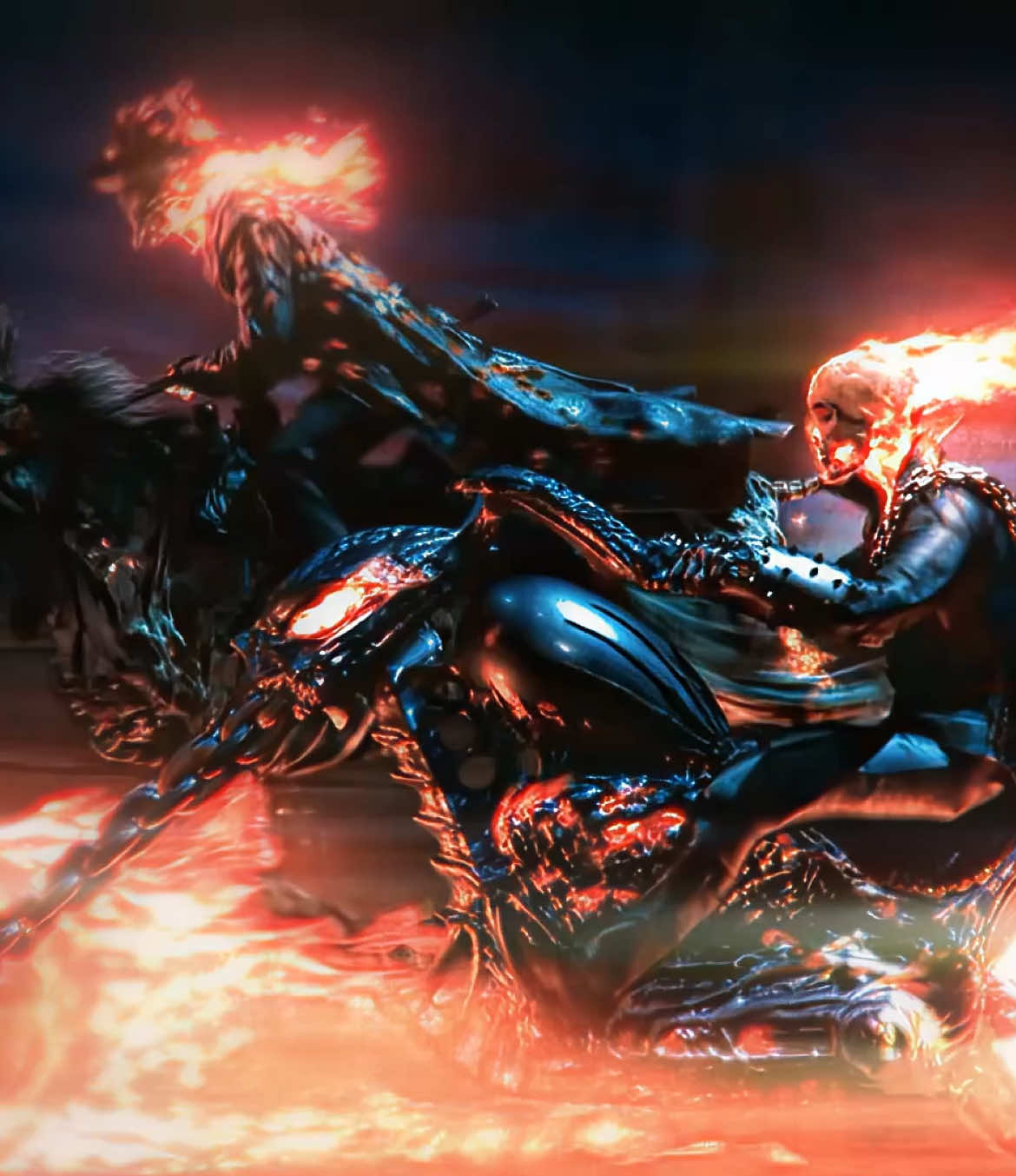 Which Ghost Rider do you like more, the first or the second?#movie #fyp #edit 