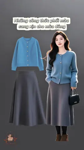 Những công thức phối màu sang xịn cho mùa đông