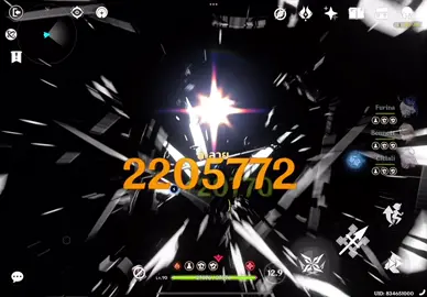 Arlecchino C1 2.2M Damage  #GenshinImpact #arlecchino  #โชว์เคสดาเมจ #showcase #fyp 