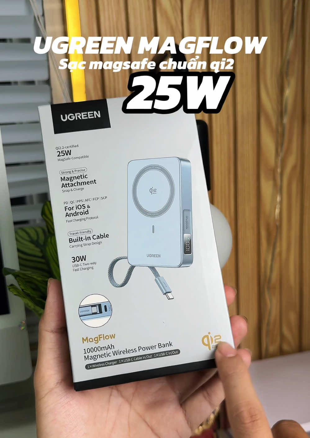 Phần 1677 | Ugreen sạc không dây magsafe chuẩn qi2 và sạc có dây 30w #chiriviu94 #review #ugreen #sacduphong #phukiendienthoai 