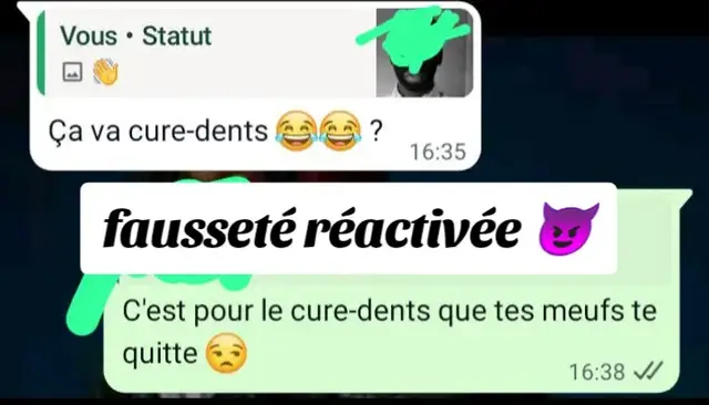 fausseté réactivée 😈#pourtoii#viraltiktok#visibilité 