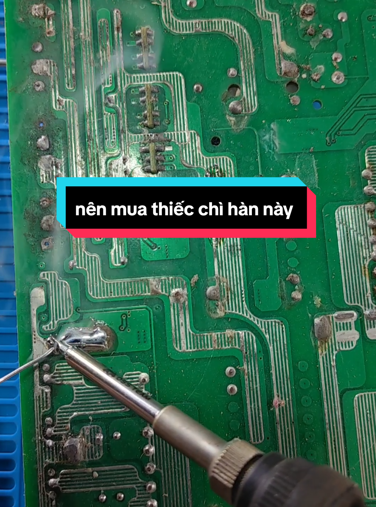 10 mét chì hàn thiếc hàn nhẹ lửa #DIY #thiechan #chihan #tramhan #mohan 