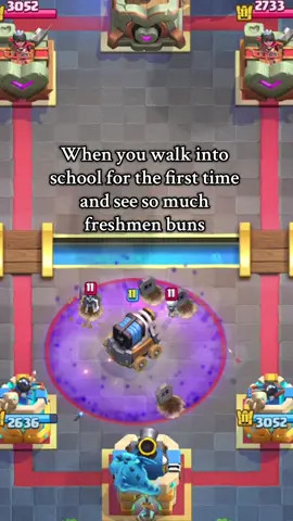They just be spawning in #clashroyale #real #funny 