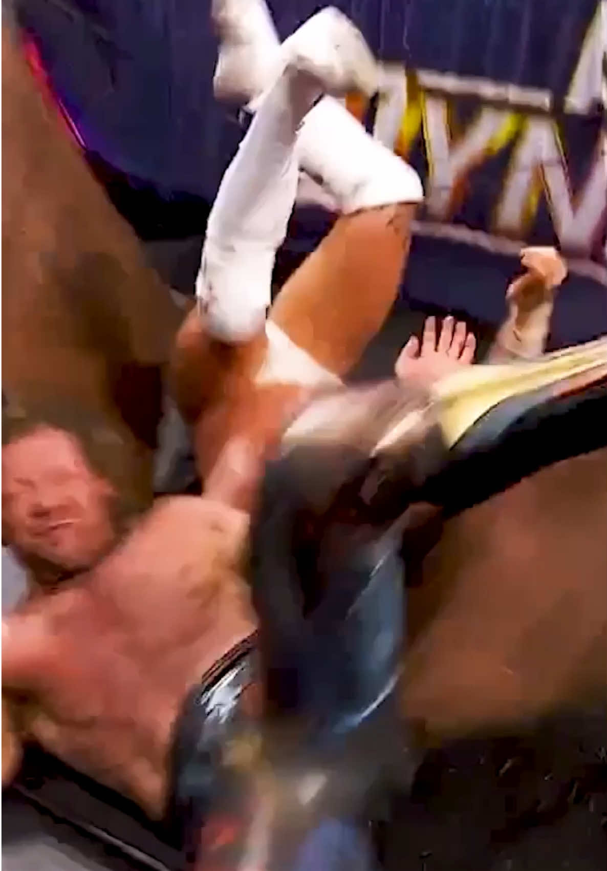 Kenny Omega was driven through a table by Kyle Fletcher! 🤯