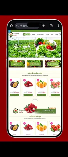 🛑Giao diện website nông sản ! #SWeb #ThietKeWebsite #WebsiteNongSan #NongSanSach #WebChuanSEO 