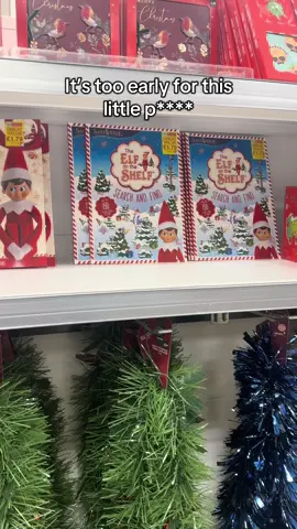 Christmas is coming way too early!  #christmas #christmasdecor #elf #elfontheshelf #christmas2025 