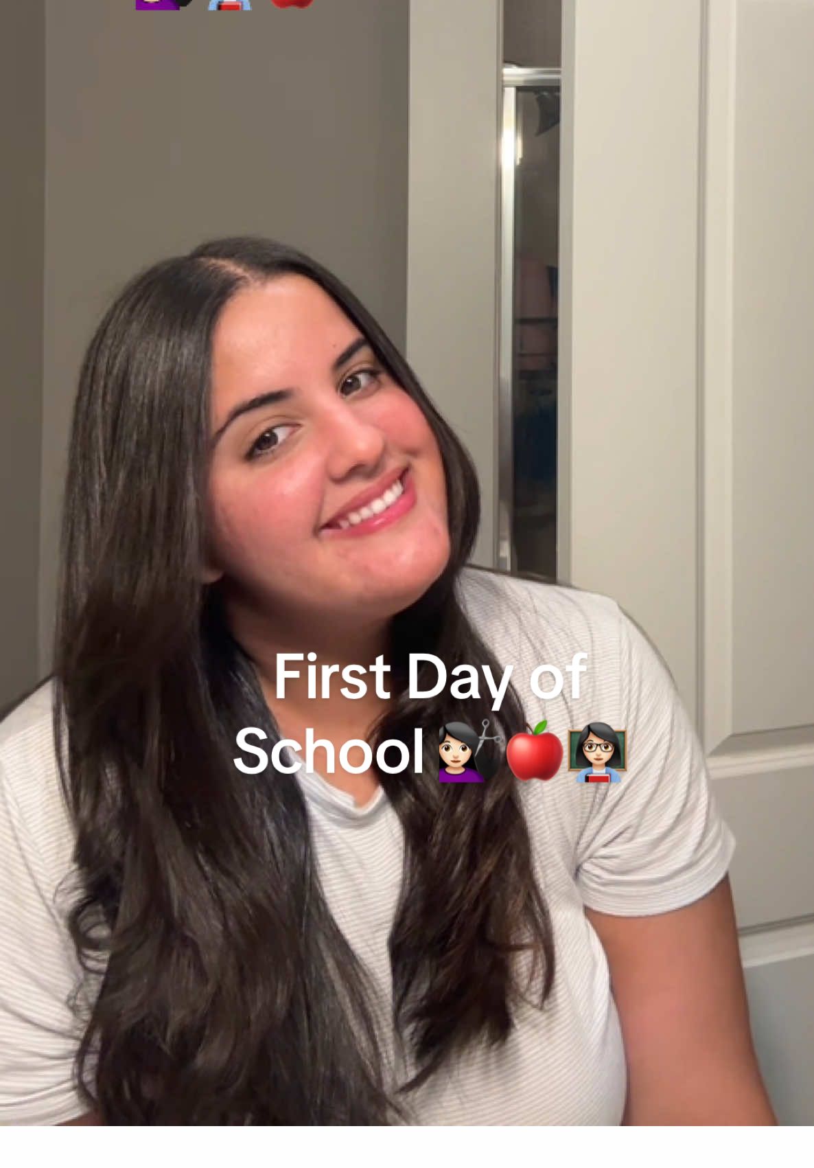 A good hair day to begin the new school year ❤️ #backtoschool #teachersoftiktok #teachertok #schoolhairstyles #hairtok 