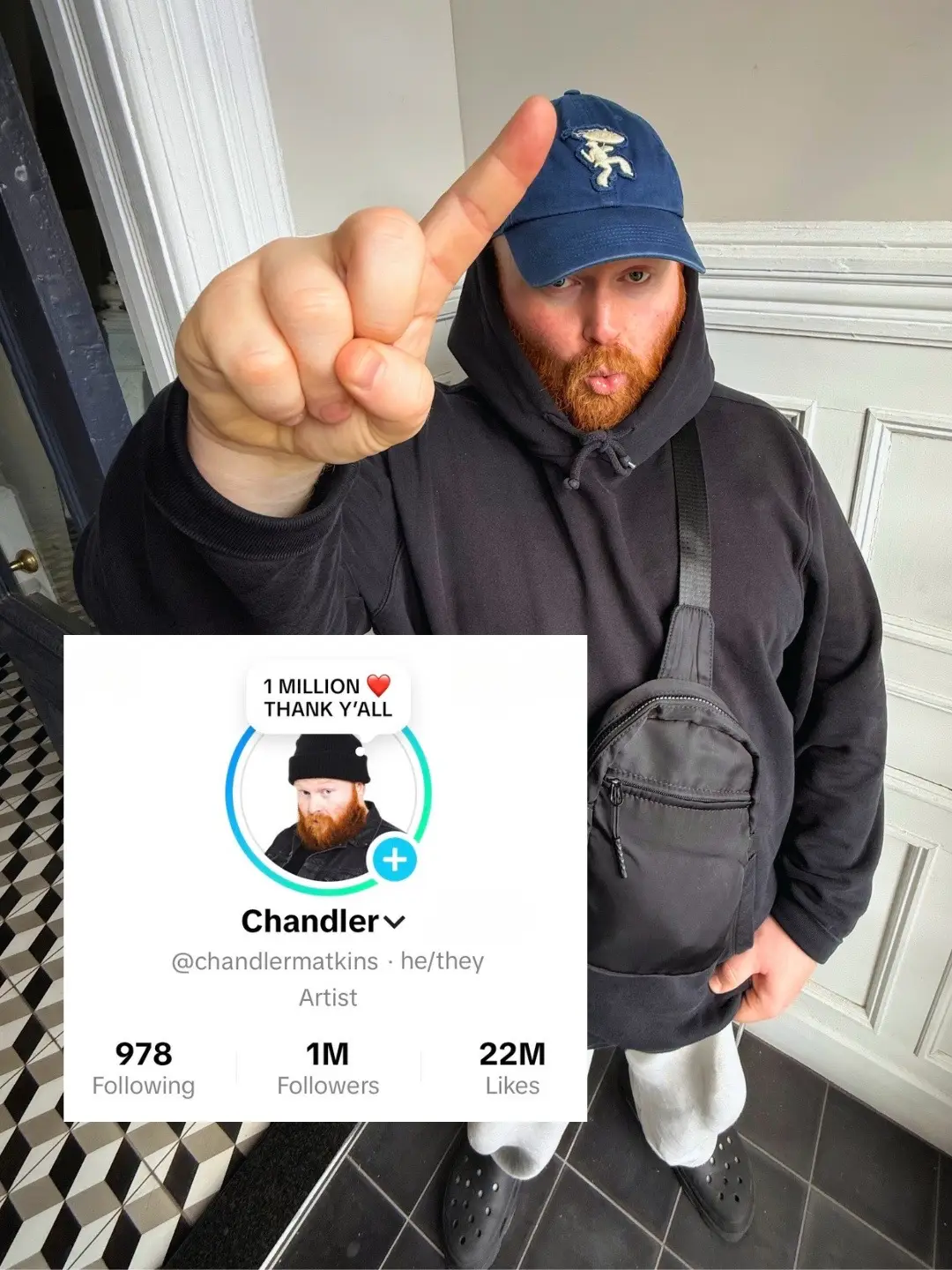 1 MILLION THANK Y’ALL @TikTok @tiktok creators 