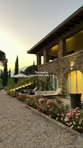 One of the prettiest places we stayed at in Italy 🤍✨ #italy #lakecomo #hotelrecommendation #asthectic #travel 