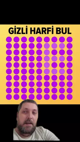 Gizlenmiş Harfi bulabildin'mi? #test #Quiz #quiztime #bulmaca 