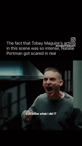 Fun Fact: The Director asked him to improvise in this scene, it wasn't scripted. His anger was so real, his co actors were terrified. Toby Maguire is an underrated actor Movie 