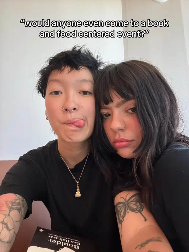 @grain of salt la has been the most amazing passion project between my wife and i!! she’s a huge literature buff, i’m a private chef, it’s perfection. grateful for the trust and for the opportunity always. if you missed this one there’s more to come. ❤️‍🔥 #thingstodoinla #lesbian #supperclub #bookclub 