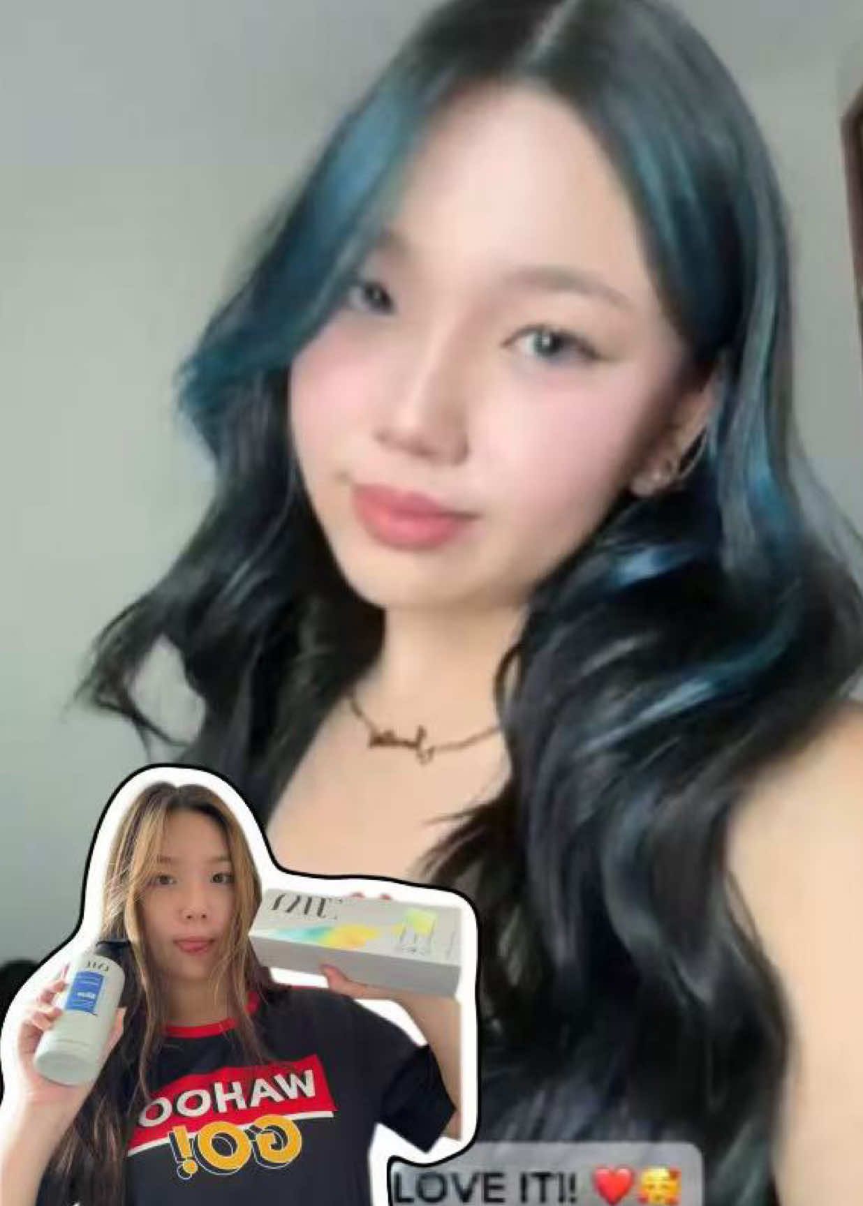 New hair, who dis? Anyways thank you @Uyee for making my dreams come through of achieving blue hair! 💙💇‍♀️ #hair #GlowUp #07 #hairstyle #fyp 