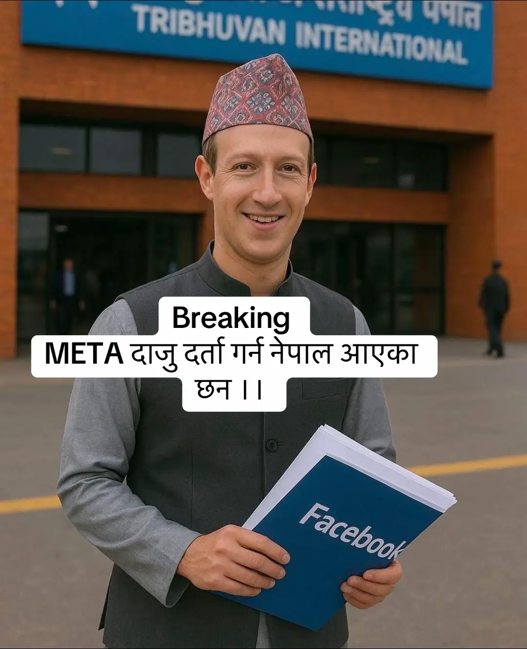#fyp #Breaking  META दाजु दर्ता गर्न नेपाल आएका छन ।।